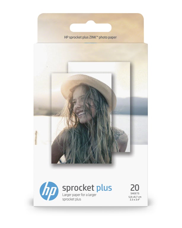 HP Papier photo  pour Sprocket Plus 20 feuilles