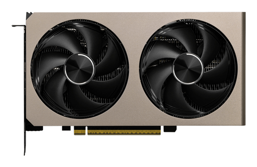 MSI RTX 5060 Ti INSPIRE 2X OC 16G GeForce RTX 5060 Ti GDDR7 PCI Express - vue 2