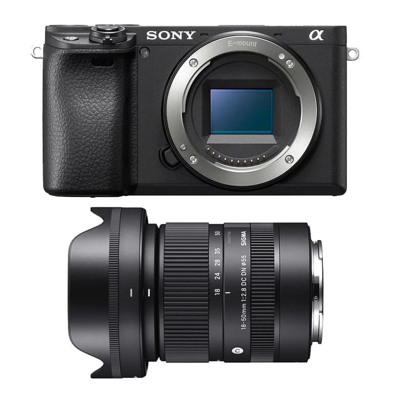 SONY Alpha 6400 + SIGMA Objectif 18 50mm f2.8 DC DN Contemporary Neuf