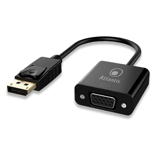 Atlantis Land A04 DP VGA câble vidéo et adaptateur 0 2 VGA D Sub DisplayPort Neuf