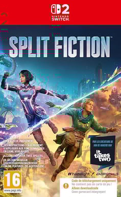Juego de aventura cooperativo Split Fiction SWITCH 2 [CODE IN BOX]