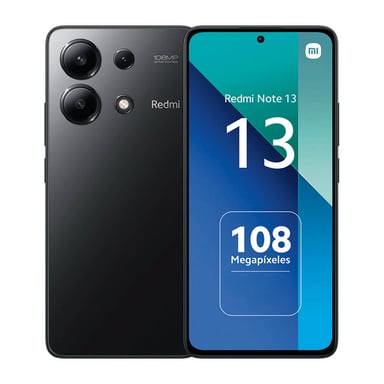 Redmi Note 13 (4G) 128GB, Negro, Desbloqueado