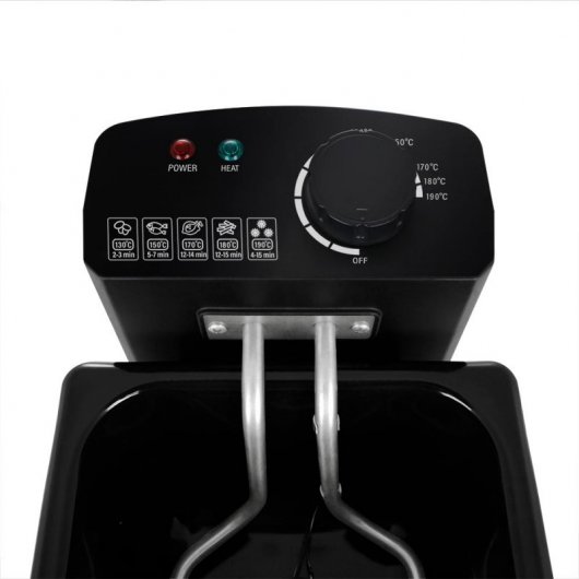 Friteuse Orbegozo FDR 35 – 3L, 2000 W, Inox - vue 4