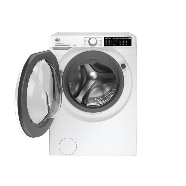 Lave linge hublot HOOVER H WASH 500 HW 28AM1 8 kg Induction 1200 trsmin Classe A Connecté Vapeur - vue 5