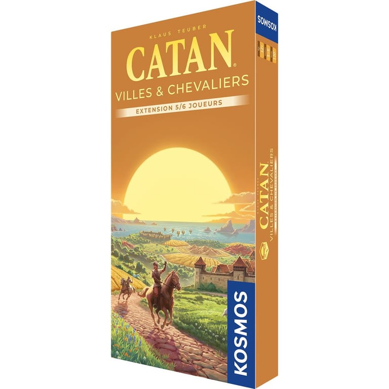 Extension CATAN Kosmos / Asmodee Villes et Chevaliers 5-6 joueurs matériel pour 2 joueurs supplémentaires Multicolore - Neuf