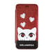 Étui Karl Lagerfeld Valentine pour iPhone X/XS, rouge