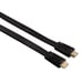 Cable HDMI de alta velocidad, macho - macho, plano, Ethernet, negro, 1,50 m