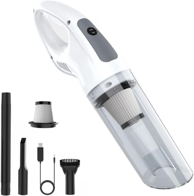 Aspirateur de table sans fil rechargeable 9000PA blanc