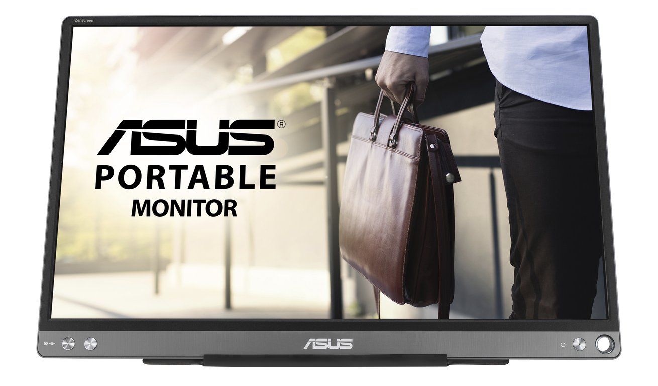 ASUS Zenscreen MB16ACE Ecran PC portable 15.6" FHD Télétravail ou gaming Alimentation et affichage via USB C ou USB A Dalle IPS 1920x1080 220cdm² Flicker Free - vue 1
