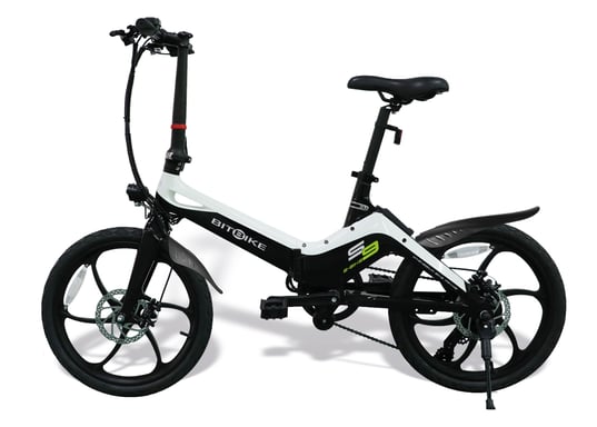 BitBike S9 URBAN e-BIKE Noir, Blanc Aluminium 50,8 cm (20'') 19,6 kg