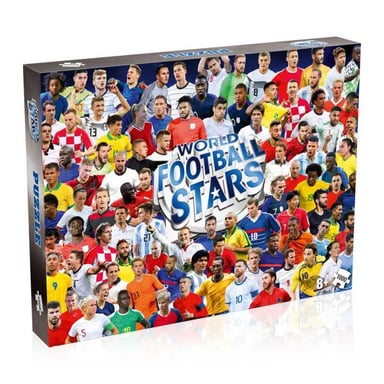 Puzzle 1000 pièces Winning Moves World Football Stars photo/collage paysage blanc bleu rouge
