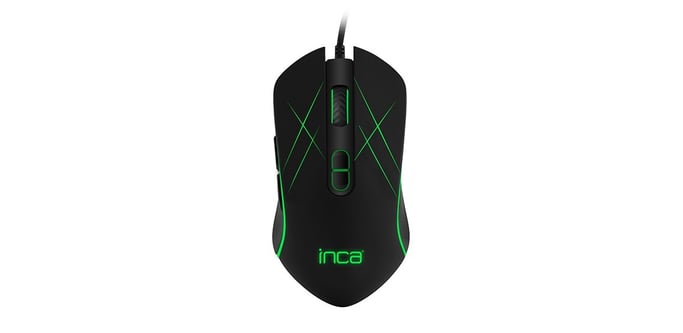 Inca IMG-GT12 ratón Juego mano derecha USB tipo A 3200 DPI