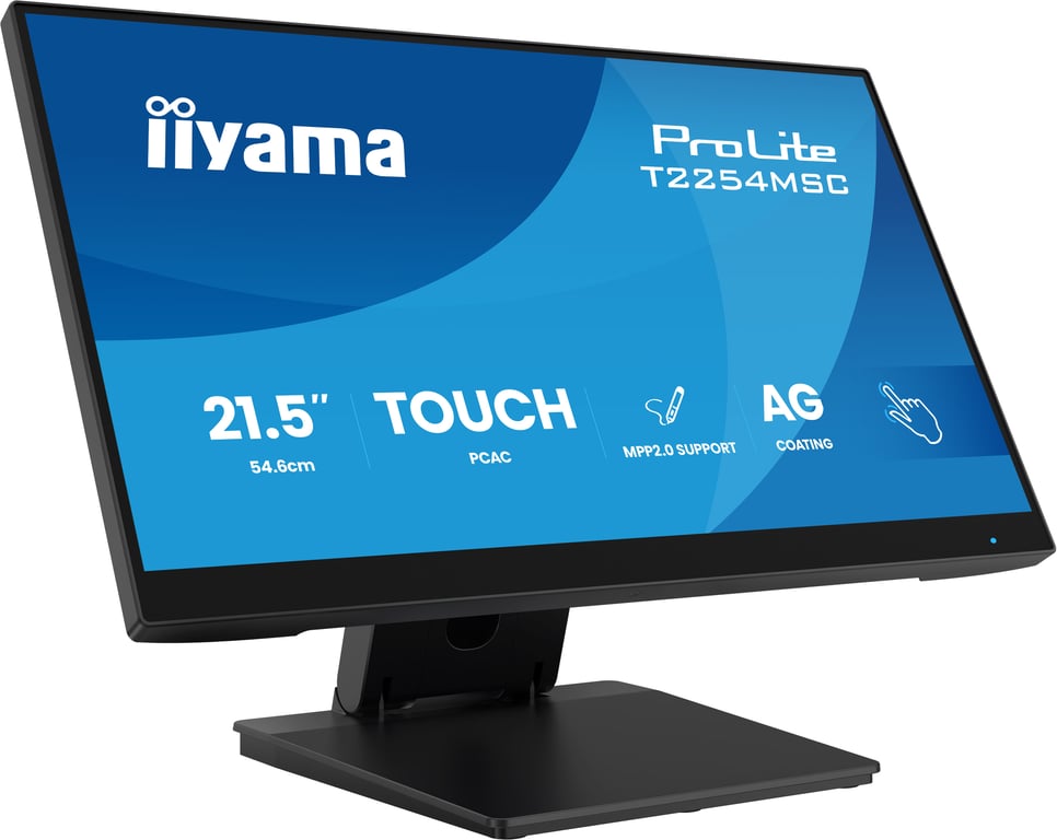 Écran PC iiyama T2254MSC B2AG 215 Full HD Multitouch HDMI DP USB - vue 6