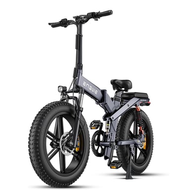 Bici elettrica per adulti 20'' Engwe X20, doppia batteria 48V 750W 22,2Ah - Grigio