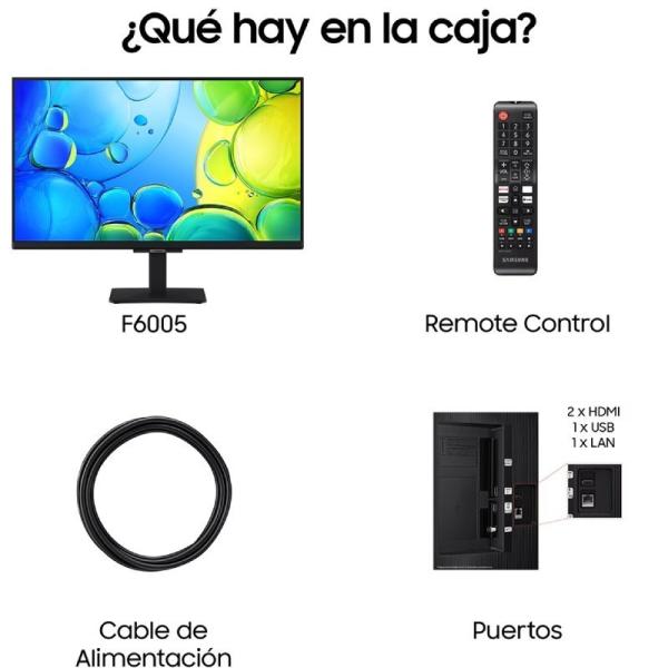 Televisor Samsung F6005 TU24F6005FK 24' Full HD Smart TV WiFi Neuf - vue 2