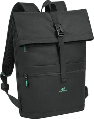 Rivacase Mochila para PC 15.6'' Gremio 15L Impermeable con 3 Compartimentos Negro