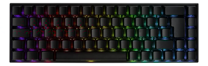 Deltaco GAM-100-DE tastiera Play USB + Bluetooth QWERTZ tedesco Nero