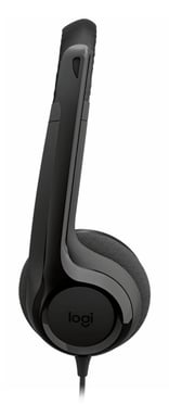 Logitech USB H390, bandeau, USB Type A, noir - Neuf Noir - vue 2
