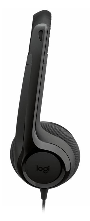 Logitech USB H390, bandeau, USB Type A, noir - Neuf Noir - vue 2