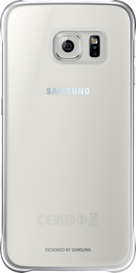 Samsung EF-QG920BS Funda rígida transparente y plateada para Samsung Galaxy S6