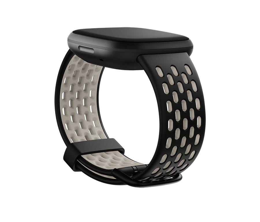 Fitbit FB174SBBKWTL accessoire intelligent à porter sur soi Bande Aluminium Silicone Neuf