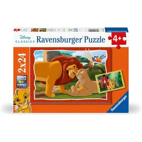 Puzzles 2x24 pièces : Le Roi Lion : 'histoire de la vie Ravensburger France - vue 5