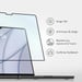 Accezz Protecteur d'écran en verre trempé pour l'Apple MacBook Air 13 pouces (2022 / 2024 M3 / 2025 M4 / 2026 M5)