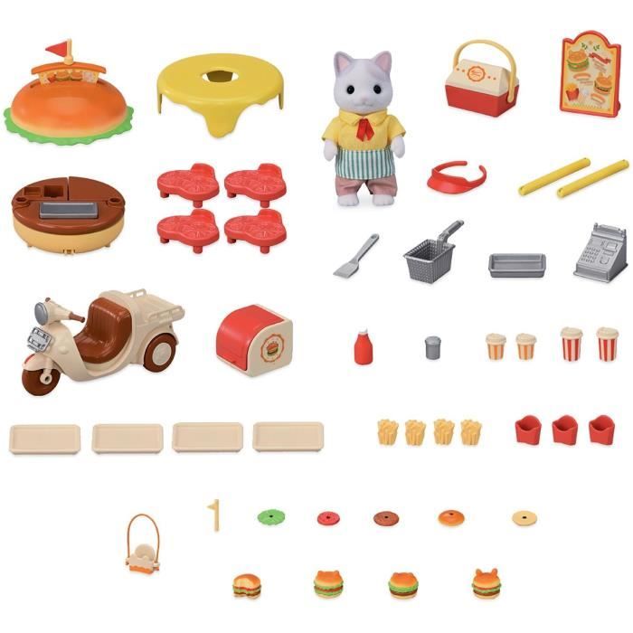 Sylvanian Families 5757 Stand de hamburgers - vue 5
