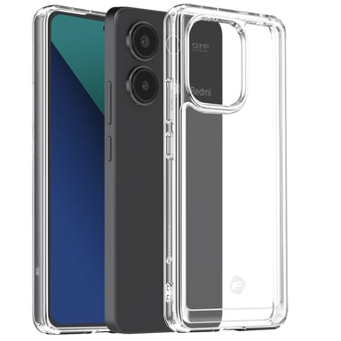 Forcell Carcasa para Xiaomi Redmi Note 13 4G Protección Rígida Anti-rayaduras Transparente