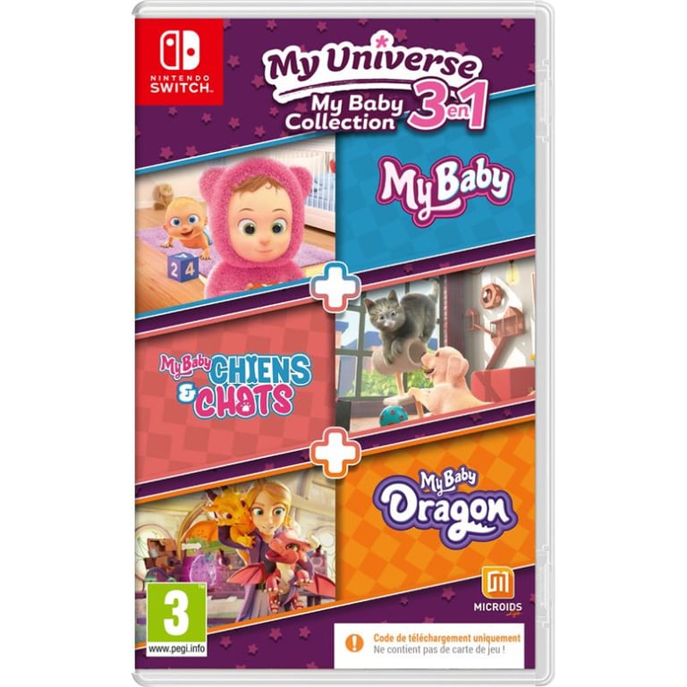 My Universe : My Baby Collection 3 en 1 Jeu Nintendo Switch Code in a Box - vue 2