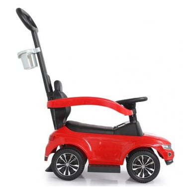 Véhicule Pousse-Pousse VW T-Roc 3en1 Rouge pour Enfants