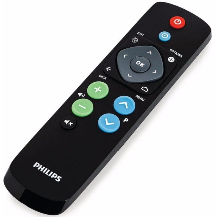 Télécommande Philips 22AV1601B Télécommande simple Couleur Compatible TV - vue 2