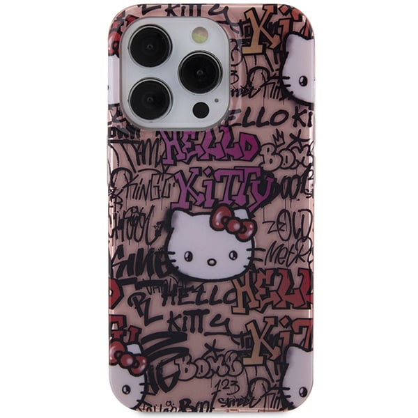 Hello Kitty IML Tags Graffiti Coque iPhone 14 Pro - vue 2