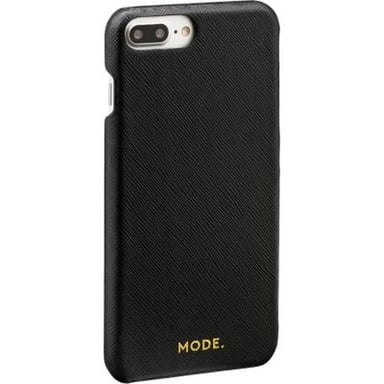 MODE Funda de piel para iPhone 6 Plus/6S Plus/7 Plus/8 Plus Rigide London Negro