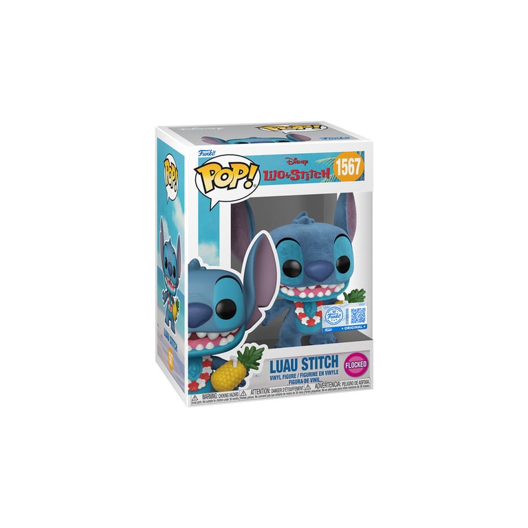 FUNKO POP! Luau Stitch (Flocked) - Neuf