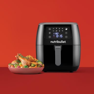 NutriBullet XXL Digital Air Fryer Unique 7 L Autonome 1800 W Friteuse d'air chaud Noir