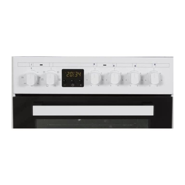 Cuisinière Vitrocéramique Continental Edison CECV50FCW – 52L, 4 Foyers, Chaleur Tournante - vue 3