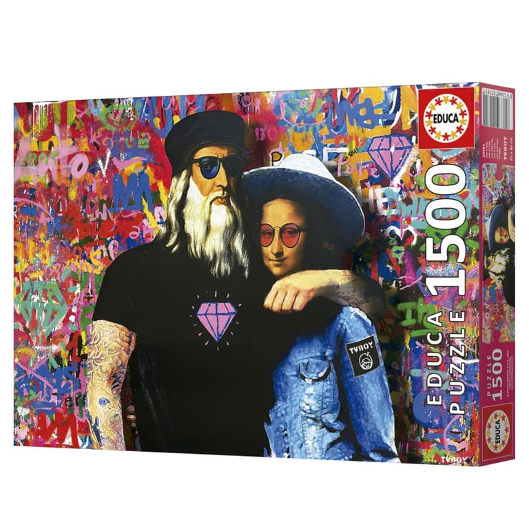 Puzzle EDUCA Leo et Lisa 1500 pièces 60 x 85 cm Dessins animés et BD - vue 6