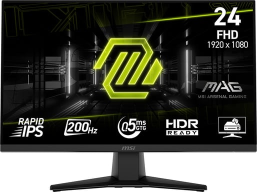 MSI MAG 242F écran plat de PC 60,5 cm (23.8'') 1920 x 1080 pixels Full HD LCD Noir