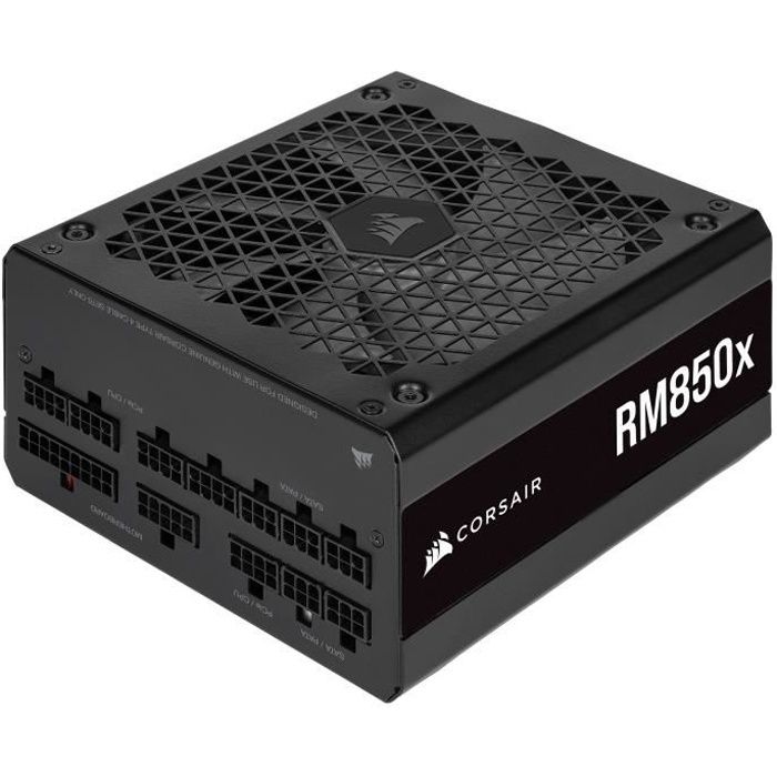 CORSAIR - RM850x - Bloc d'alimentation - 850 Watts - 80 PLUS Gold - Noir (CP-9020200-EU) - Neuf