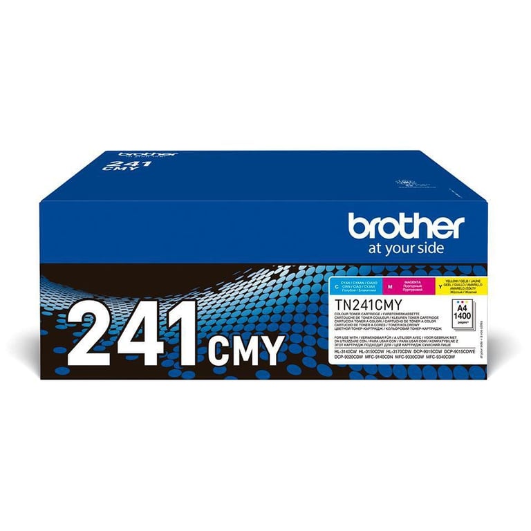 Brother TN 241CMY Cyan Jaune - vue 7