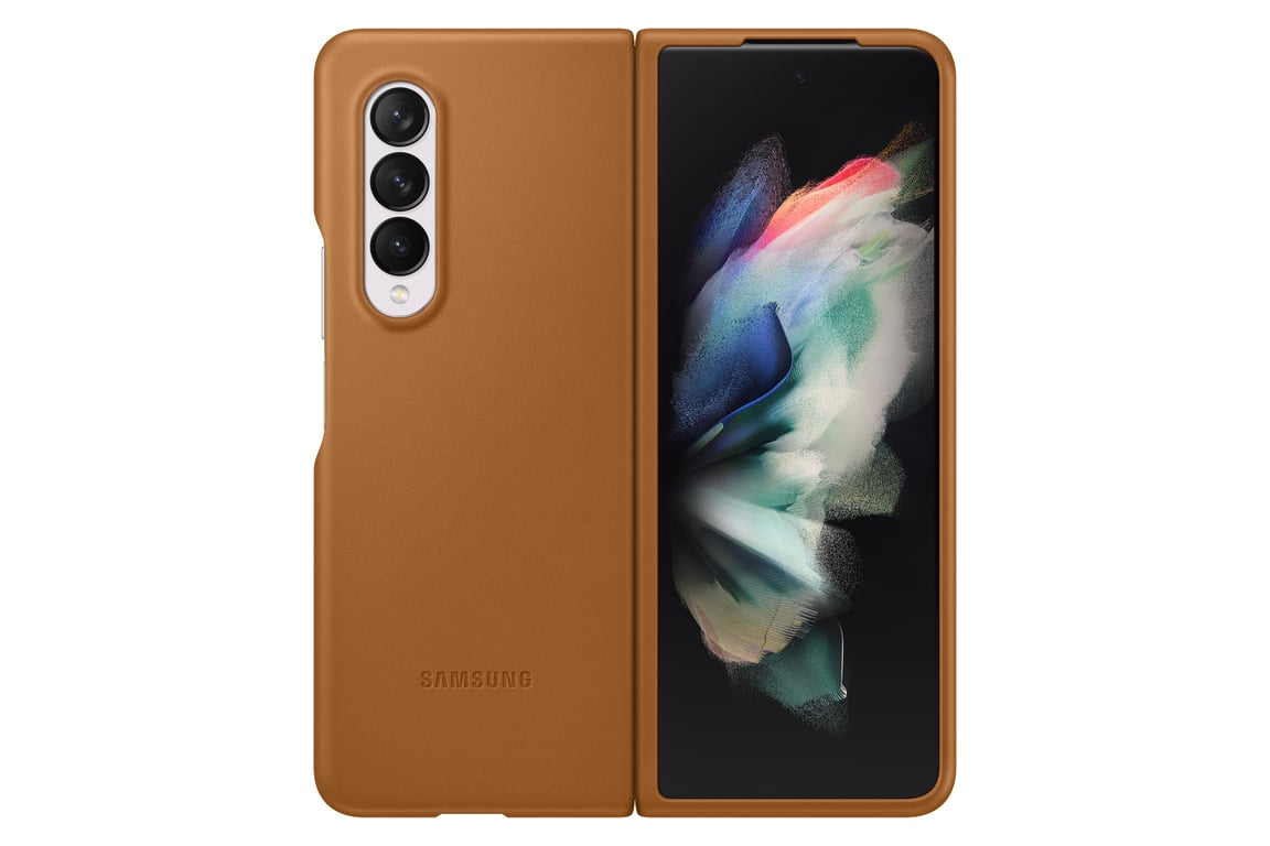 Samsung Coque Cuir Galaxy Z Fold 3 - vue 2