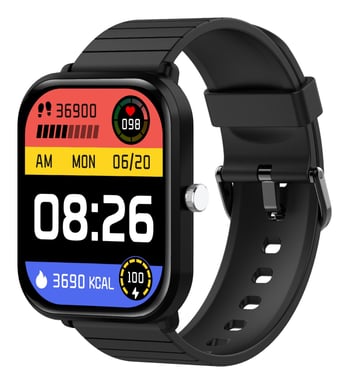 Celly TRAINERMATE2BK Relojes inteligentes y deportivos 5,11 cm (2.01'') Digital 240 x 296 Pixeles Pantalla táctil Negro