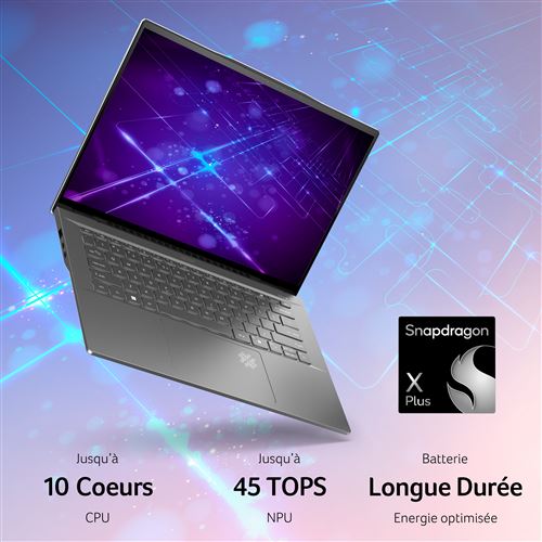 PC Portable Acer Swift 14 AI SF14 11 X71Z 14 Copilot+ PC Qualcomm® Snapdragon® X Plus RAM SSD - vue 7