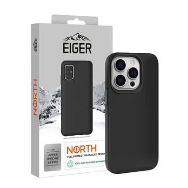 EIGER EGCA00386 coque de protection pour téléphones portables 15,5 cm (6.1'') Housse Noir Apple iPhone 14 Pro