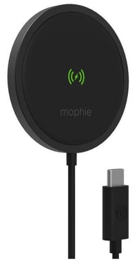 mophie 401307634 chargeur d'appareils mobiles Smartphone Noir Secteur Recharge sans fil Intérieure