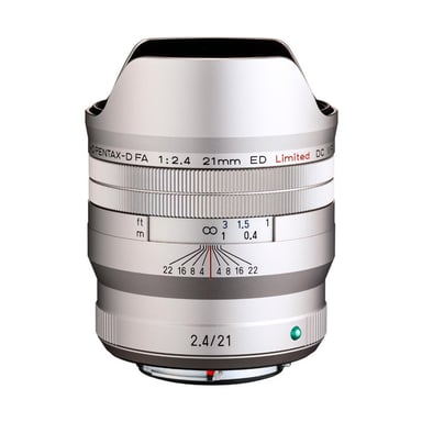 Objetivo PENTAX 21mm f/2.4 ED HD FA DC WR Limitado Plata
