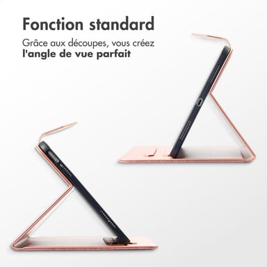 imoshion Coque tablette pour Samsung Galaxy Tab A9 Plus - Rose Gold