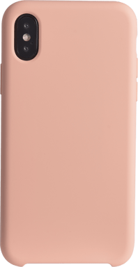 Funda rígida con acabado soft touch rosa para iPhone X/XS