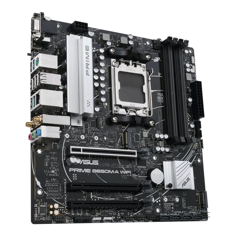 ASUS PRIME B650M A WIFI AMD B650 Emplacement AM5 micro ATX Neuf - vue 3